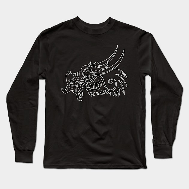 Dragon Long Sleeve T-Shirt by DeviAprillia_store